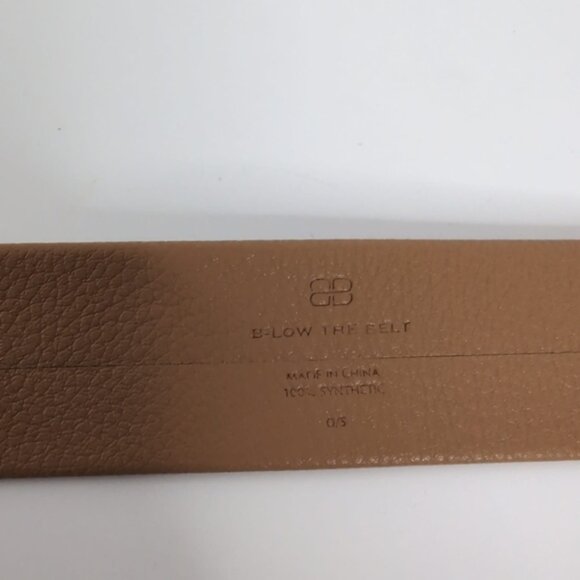 NWT B-Low the Belt Mia Gold and Tan Chic Glam Business Casual Accent Belt - Picture 4 of 6